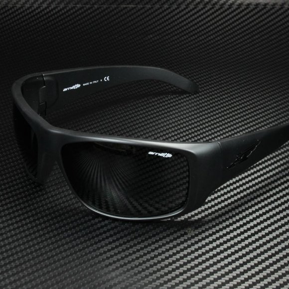 Arnette Black Gray 66mm Men's Sunglasses - Picture 1 of 5